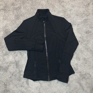 Lululemon Define Jacket Womens Size 8 Black Full Zip Running Yoga Stretch